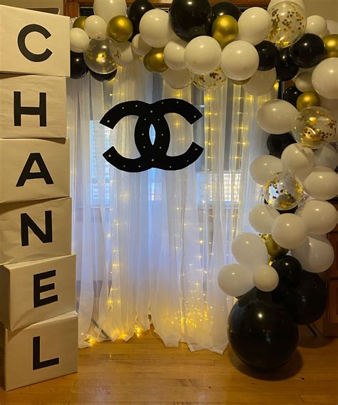 chanel party ideas uk|Chanel themed party decor.